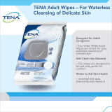 Bath Wipe TENA Classic Soft Pack Aloe / Vitamin E / Chamomile Scented 48 Count 65724 Case/576 65724 SCA PERSONAL CARE 931644_CS Bath Wipe TENA Classic Soft Pack Aloe / Vitamin E / Chamomile Scented 48 Count 65724 Case/576 65724 SCA PERSONAL CARE 931644_CS