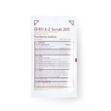 BD E-Z Scrub Impregnated Scrub Brush Polyethylene Bristles / Sponge Brown, 372053, Box of 30