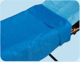 Stretcher Sheet Everyday Flat 40 X 90 Inch Blue Tissue / Poly Disposable 980928 Case/50 980928 TIDI PRODUCTS, INC. 529260_CS