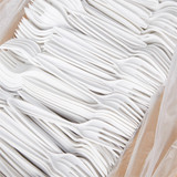 McKesson Fork Medium Weight White Polypropylene, 16-4595, Case of 1000