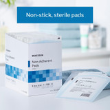 McKesson Non-Adherent Dressing 3 X 4 Inch Sterile 100 per Pack, 16-4293, Box of 100