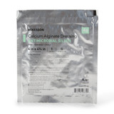 McKesson Silver Alginate Dressing 4 X 4-3/4 Inch Rectangle Sterile, 3558, Box of 10