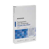 McKesson Transparent Film Dressing 4 X 4-3/4 Inch Frame Style Delivery Octagon Sterile, 4986, Box of 50