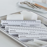 McKesson Wound Measuring Guide 6 Inch Length Paper NonSterile, 533-LR/50, Bag of 12