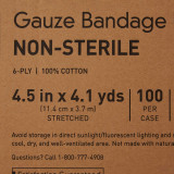 Fluff Dressing McKesson Cotton 6-Ply 4-1/2 Inch X 4-1/10 Yard Roll NonSterile 30642000 Case/100 30642000 MCK BRAND 446050_CS Fluff Dressing McKesson Cotton 6-Ply 4-1/2 Inch X 4-1/10 Yard Roll NonSterile 30642000 Case/100 30642000 MCK BRAND 446050_CS