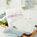 Composite Barrier Island Dressing Water Resistant McKesson 6 X 6 Inch Polypropylene / Rayon 4 X 4 Inch Pad Sterile 16-89166 Box/25 16-89166 MCK BRAND 488921_BX