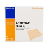Silver Dressing Acticoat Flex 3 4 X 4 Inch Square Sterile 66800406 Box/12 66800406 UNITED / SMITH & NEPHEW 711288_BX