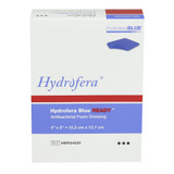 Hydrofera BLUE READY Antibacterial Foam Dressing 4 X 5 Inch Without Border Waterproof Film Backing Nonadhesive Rectangle Sterile, HBRS4520, Pack of 1