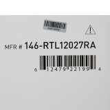 Raised Toilet Seat McKesson 5 Inch White 300 lbs. 146-RTL12027RA Each/1 MCK BRAND 1065229_EA