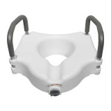 Raised Toilet Seat McKesson 5 Inch White 300 lbs. 146-RTL12027RA Each/1 MCK BRAND 1065229_EA