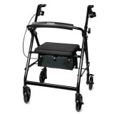 4 Wheel Rollator McKesson 32 to 37 Inch Black Folding Aluminum 32 to 37 Inch 146-R726BK Each/1 MCK BRAND 1065266_EA 4 Wheel Rollator McKesson 32 to 37 Inch Black Folding Aluminum 32 to 37 Inch 146-R726BK Each/1 MCK BRAND 1065266_EA