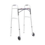 McKesson Folding Walker, Adjustable Height, Aluminum Frame, 350 lbs. Weight Capacity, 32 to 39'' Height 146-10210-1 Pack of 1