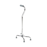 Quad Cane McKesson Steel 29 to 37.5 Inch Chrome 146-10300-4 Each/1 MCK BRAND 1065218_EA