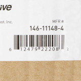 Commode Chair McKesson Fixed Arm Steel Frame Seat Lid Back 16.6 to 22.5 Inch 146-11148-4 Case/4 MCK BRAND 1088075_CS