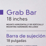 Wall Grab Bar McKesson 18 Inch White Steel 146-RTL12018 Each/1 MCK BRAND 1065237_EA