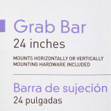 Wall Grab Bar McKesson 24 Inch White Steel 146-12024-3 Each/1 MCK BRAND 1065238_EA