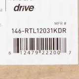 Bath Transfer Bench McKesson 17.5 to 22.5 Inch 400 lbs. Removable Arm Rail 146-RTL12031KDR Each/1 MCK BRAND 1065210_EA