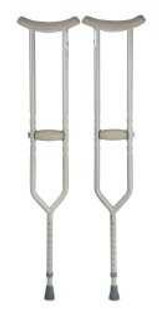 Underarm Crutch McKesson Steel Adult 500 lbs. 146-10406 Pair/1 MCK BRAND 1076181_PR Underarm Crutch McKesson Steel Adult 500 lbs. 146-10406 Pair/1 MCK BRAND 1076181_PR