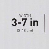 Bathtub Grab Bar McKesson 14.5 Inch White Steel 146-12036 Case/6 MCK BRAND 1065239_CS