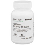 Instant Bluing Tablets McKesson Consult Blue Non-CLIA Waived 100 Tests For Use In Toilet Water 164-7875 Bottle/100 MCK BRAND 1088138_BT
