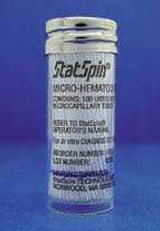 StatSpin Capillary Blood Collection Tube Micro-hematocrit Ammonium Heparin 40 mm 9 L Red Stripe Without Closure Glass Tube HT9H-10 Case/10 HEMOCUE AMERICA 195843_CT