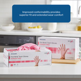 McKesson Pink Nitrile Exam Glove Small NonSterile Nitrile Standard Cuff Length Textured Fingertips Pink Not Rated, 14-6NPNK2, Box of 250