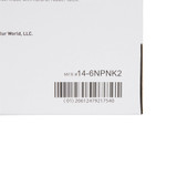 McKesson Pink Nitrile Exam Glove Small NonSterile Nitrile Standard Cuff Length Textured Fingertips Pink Not Rated, 14-6NPNK2, Box of 250