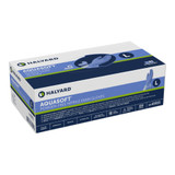 Aquasoft Exam Glove Large NonSterile Nitrile Standard Cuff Length Textured Fingertips Blue Chemo Tested, 43935, Case of 3000