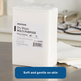 McKesson Multipurpose Task Wipe Medium Duty 48 Count Poly Pack 9 X 12-1/2 Inch NonSterile Disposable, 46085, Pack of 48