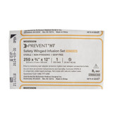 McKesson Prevent Infusion Set 25 Gauge 3/4 Inch 12 Inch Tubing Without Port, 4667, Box of 50