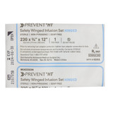 McKesson Prevent Infusion Set 23 Gauge 3/4 Inch 12 Inch Tubing Without Port, 4666, Case of 500