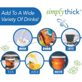 Food and Beverage Thickener SimplyThickEasy Mix 96 Gram Individual Packet Unflavored Gel Honey STBULK25L3 Box/25 SIMPLY THICK LLC 1087564_BX