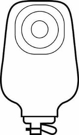 Urostomy Pouch Premier One-Piece System 9 Inch Length 3/4 Inch Stoma Drainable 8467 Box/10 HOLLISTER, INC. 304039_BX