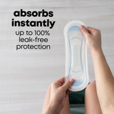 U by Kotex Clean & Secure Panty Liner Breathable Regular Absorbency, 48374, Pack of 80