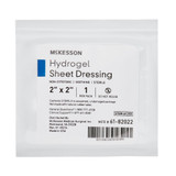 McKesson Hydrogel Wound Dressing Sheet 2 X 2 Inch Sterile, 61-82022, Box of 10