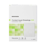 Wound Contact Layer Dressing McKesson Silicone 3 X 4 Inch 4816 Box/10 MCK BRAND 1083095_BX