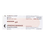 McKesson Kids Adhesive Strip Plastic Neon 3/4 X 3 Inch Sterile, 16-4837, Box of 100