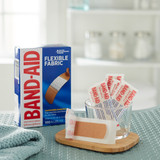 Band-Aid Adhesive Strip Fabric Tan 1 X 3 Inch Sterile, 100444400, Box of 100