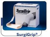 Surgigrip Elastic Tubular Support Bandage 4 Inch X 11 Yard Large Knee / Thigh Pull On White NonSterile 8 to 12 mmHg, GLF10, Pack of 1