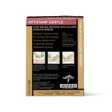 Optifoam Gentle Foam Dressing 3 X 3 Inch With Border Waterproof Backing Silicone Border Square Sterile, MSC2033EP, Box of 10