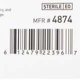 Thin Silicone Foam Dressing McKesson Lite 6 X 6 Inch Square Silicone Gel Adhesive with Border Sterile 4874 Each/1 MCK BRAND 1083091_EA