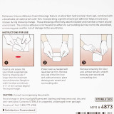 Thin Silicone Foam Dressing McKesson Lite 4 X 4 Inch Square Silicone Gel Adhesive with Border Sterile 4873 Each/1 MCK BRAND 1083090_EA Thin Silicone Foam Dressing McKesson Lite 4 X 4 Inch Square Silicone Gel Adhesive with Border Sterile 4873 Each/1 MCK BRAND 1083090_EA
