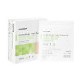 Silicone Foam Dressing McKesson 4 X 4 Inch Square Silicone Gel Adhesive without Border Sterile 4863 Each/1 MCK BRAND 1083086_EA