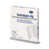 Sorbalgon Ag Silver Alginate Dressing 6 X 6 Inch Square Sterile, 999610, Box of 5