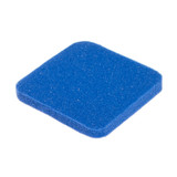 DermaBlue+ Foam Silver Foam Dressing 2 X 2 Inch Square Sterile, 76020214, Box of 10