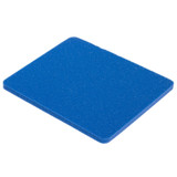 DermaBlue+ Foam Silver Foam Dressing 4 X 5 Inch Square Sterile, 76040514, Box of 10