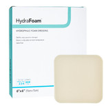 HydraFoam Foam Dressing 6 X 6 Inch Without Border Waterproof Backing Nonadhesive Square Sterile, 00296E, Pack of 1