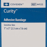 Curity Sensitive Skin Adhesive Strip Plastic Tan 1 X 3 Inch Sterile, 44122, Box of 50