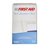 American White Cross Non-Adherent Dressing 2 X 3 Inch Sterile 1 per Pack, 7565033, Box of 100