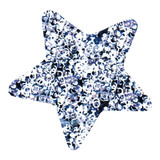 Stat Strip Adhesive Strip Plastic Kid Design (Glitter Stars and Stripes) 3/4 X 3 Inch Sterile, GLIAST100, Box of 100